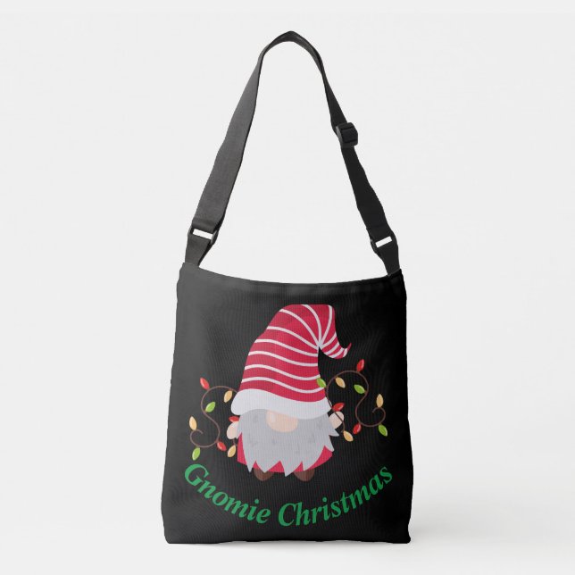 Gnomie jul crossbody väska (Framsida)