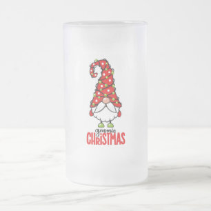 Gnomie jul frostat ölglas