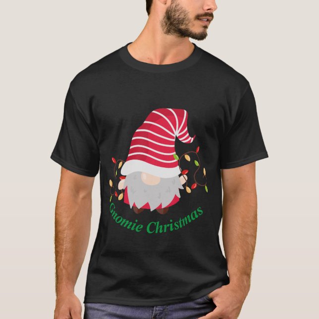 Gnomie jul-T-shirt T Shirt (Framsida)