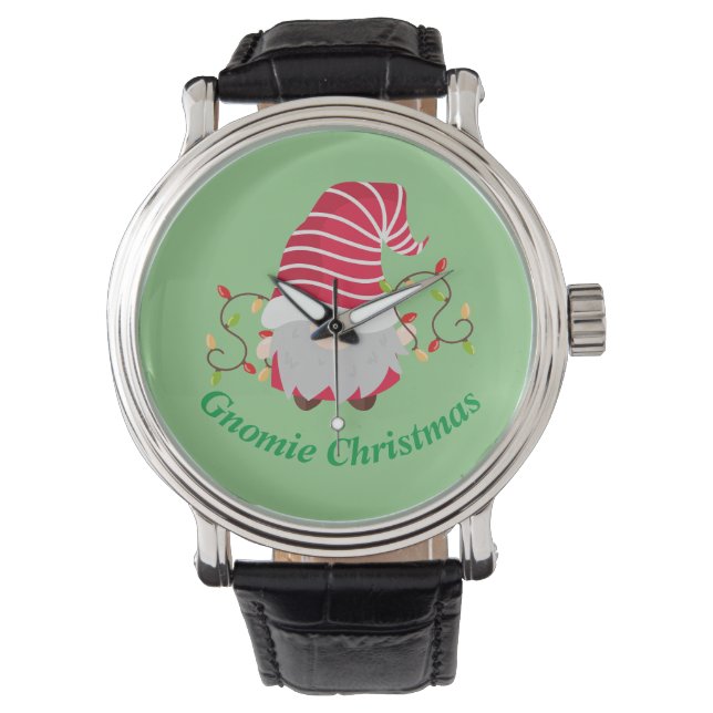 Gnomie julklocka armbandsur (Framsida)