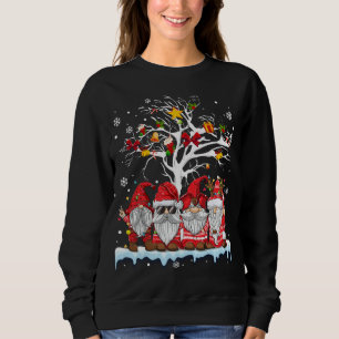 Gnomier i Red Gnome jul, Ugly Träd Ljus Sn T Shirt