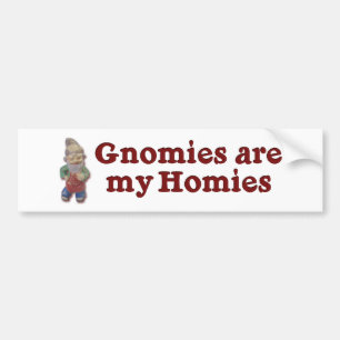Gnomies är min Homies Bildekal