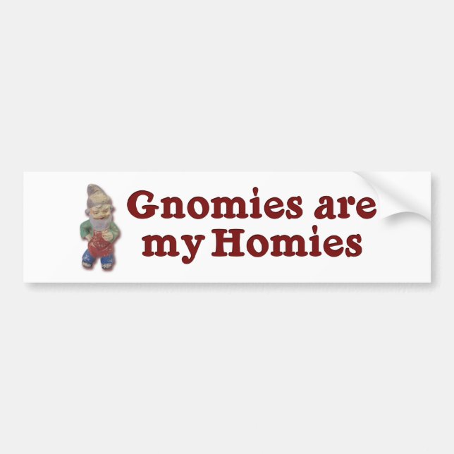Gnomies är min Homies Bildekal (Framsidan)