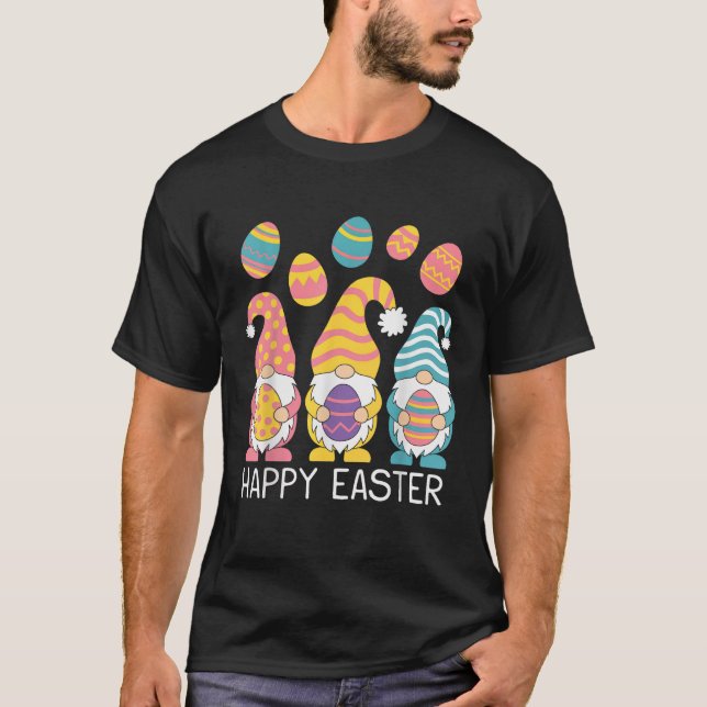 Gnomies Easters for Women Girls Kids Eggs Gnomes  T Shirt (Framsida)
