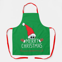 Gnomo de Navidad All-Over Print Apron