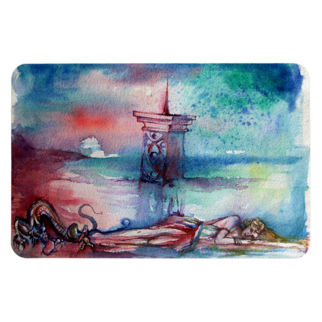 GNOMON OCH DAM I SJÖ MAGNET (Horisontell)