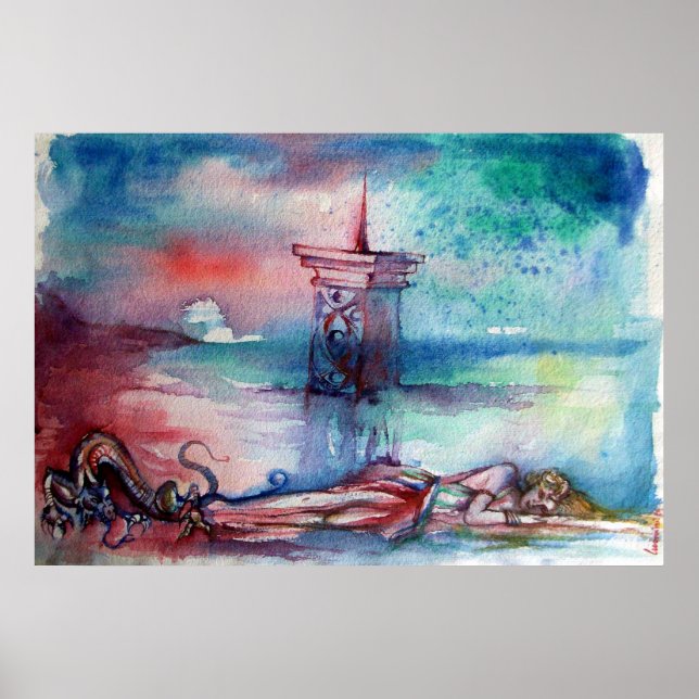 GNOMON OCH DAM I SJÖ POSTER (Framsidan)