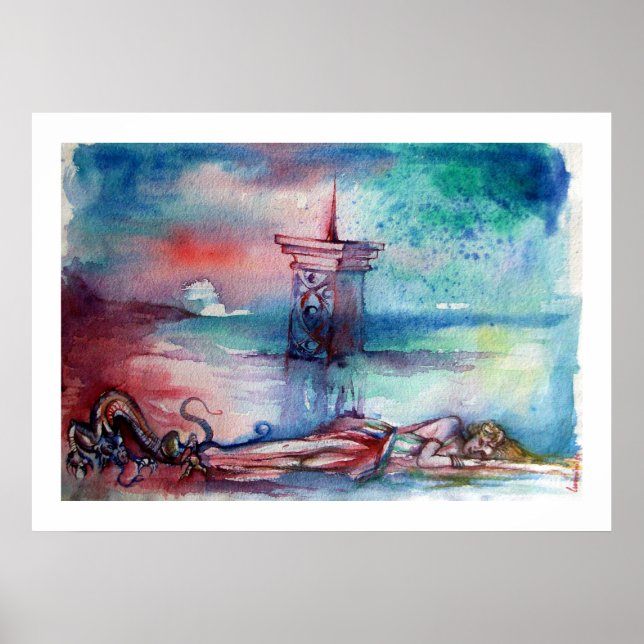 GNOMON OCH DAM I SJÖ POSTER (Framsidan)