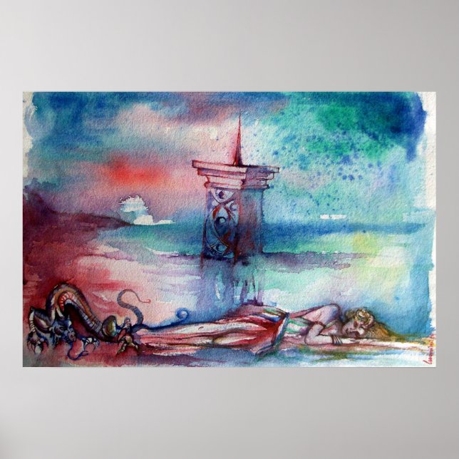 GNOMON OCH SJÖNS DAM POSTER (Framsidan)