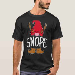 Gnope Tomte Garden Gnome Scandinavian Sverige Nope T Shirt