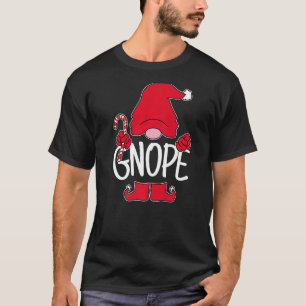 Gnope Tomte Garden Gnome Sverige Nope Ej i dag T Shirt