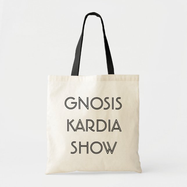 GNOSIS KARDIA SHOW Budget Tote Tygkasse (Framsidan)