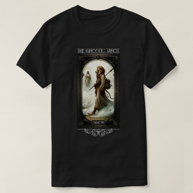 Gnostic Tarot Major Arcana Sabaoth T Shirt (Design framsida)