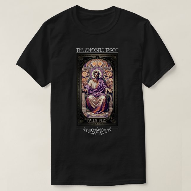Gnostic Tarot Major Arcana Valentinus T Shirt (Design framsida)