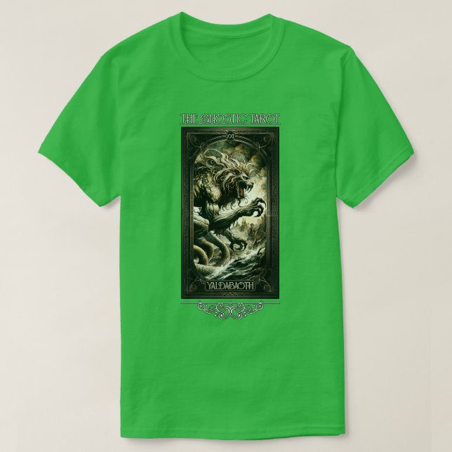 Gnostic Tarot Major Arcana Yaldabaoth T Shirt (Design framsida)