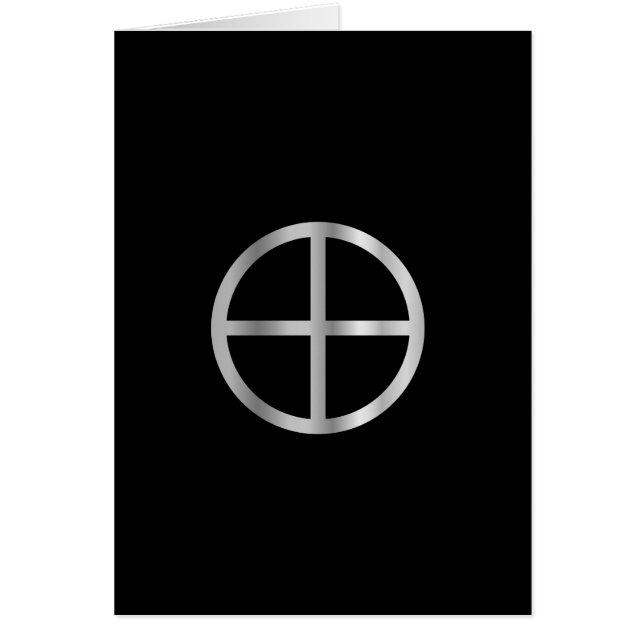 Gnosticismsolkor Hälsningskort (Framsidan)