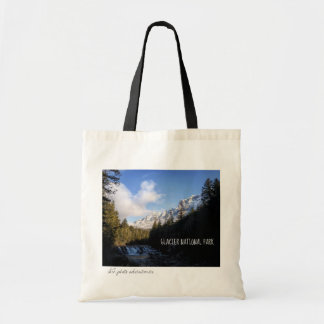 GNP Falls & Mountain Canvas Tote Tygkasse