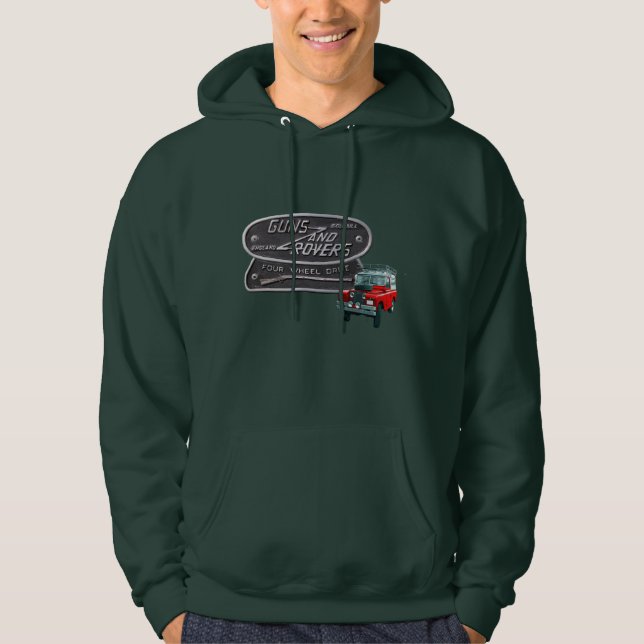 GnR emblemHoodie handtag-över Munkjacka (Framsida)