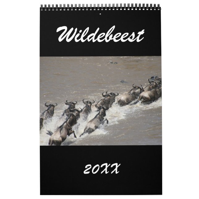 gnu afrika kalender (Omslag)
