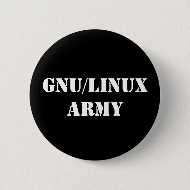 GNU/Linux Army Knapp (Framsida)