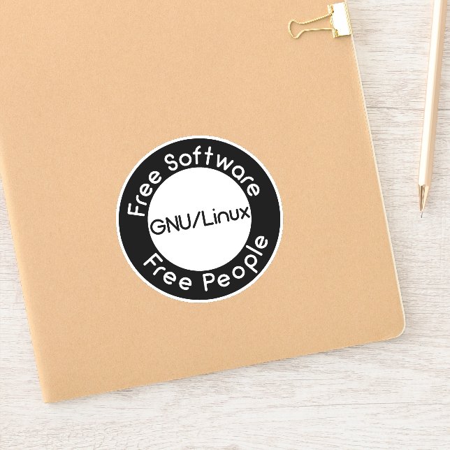 GNU/Linux Klistermärken (Anteckningsbok)