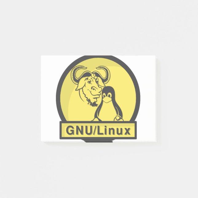 GNU/Linux Post-it Block (Framsida)