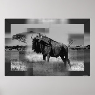 Gnu-utskrift Poster