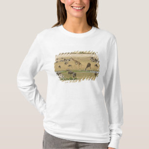 Gnu, zebror och giraffer t-shirt