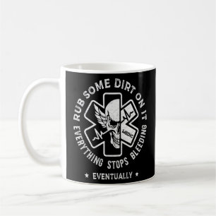 Gnugga lite smuts på den EMS EMT Sjukvårdare Medic Kaffemugg