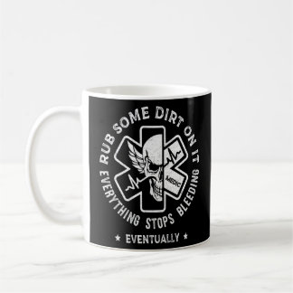 Gnugga lite smuts på den EMS EMT Sjukvårdare Medic Kaffemugg