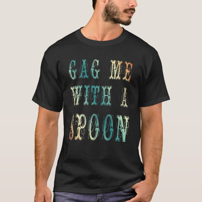 gnugga mig med en sked t shirt (Framsida)