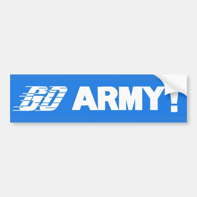 Go Army Bumper Sticker Bildekal (Framsidan)