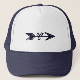 Go Arrow Trucker Hat Keps