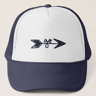 Go Arrow Trucker Hat Keps