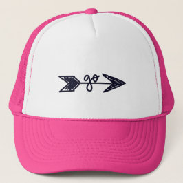 Go Arrow Trucker Hat Keps