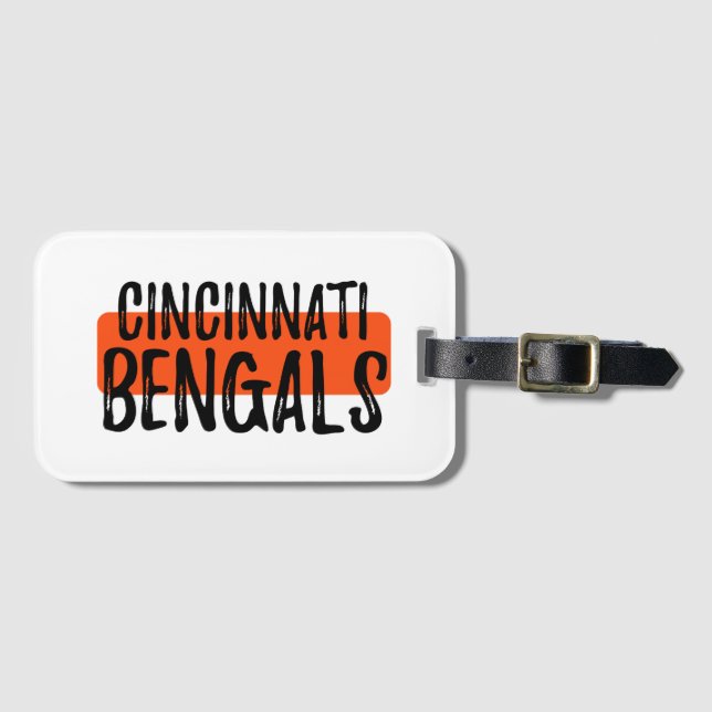 Go Bengals Bagagebricka (Framsida horisontal)