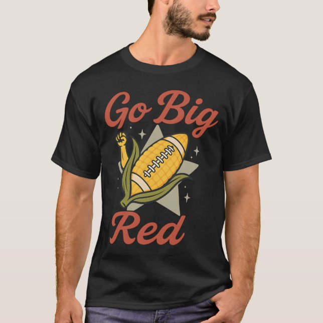 Go Big Red T Shirt (Framsida)