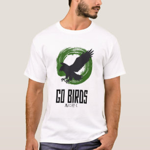 Go Birds japansk t-shirt