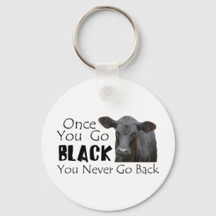 Go Black Angus Nyckelring