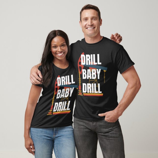 Go Brandon, Drill Baby Drill, Oil Pipe Line T Shirt (Unisex)