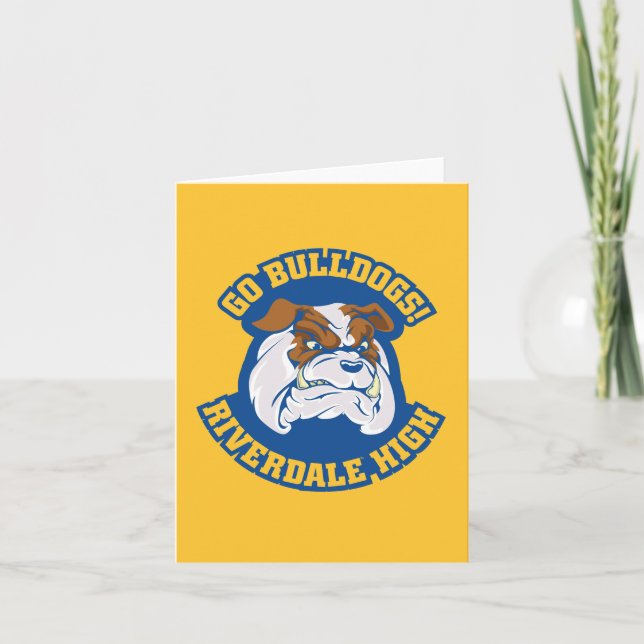 Go Bulldog - Riverdale High Anteckningskort (Framsida)
