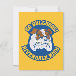 Go Bulldog - Riverdale High Anteckningskort