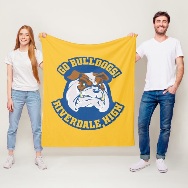 Go Bulldog - Riverdale High Fleecefilt (På plats)