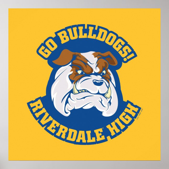 Go Bulldog - Riverdale High Poster (Framsidan)