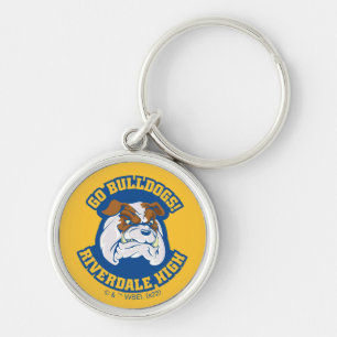Go Bulldog - Riverdale High Rund Silverfärgad Nyckelring