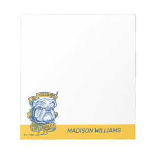 Go Bulldog - Riverdale Mascot Banner Anteckningsblock