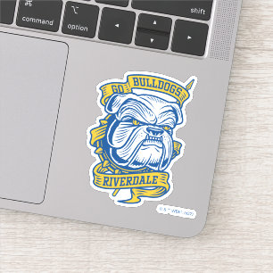 Go Bulldog - Riverdale Mascot Banner Klistermärken