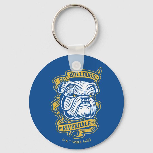 Go Bulldog - Riverdale Mascot Banner Nyckelring (Framsida)