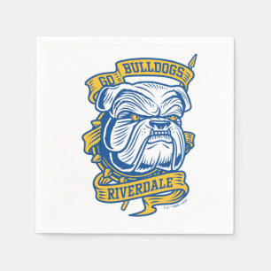 Go Bulldog - Riverdale Mascot Banner Pappersservett