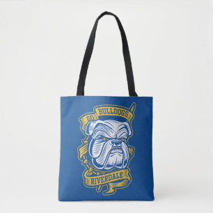 Go Bulldog - Riverdale Mascot Banner Tygkasse